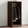 Grauer Kleiderschrank 48x41x102cm Voisan (Spanplatte)