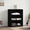 Schwarzer Kleiderschrank Voisan 77x48x102cm (Spanplatte)