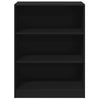 Schwarzer Kleiderschrank Voisan 77x48x102cm (Spanplatte)