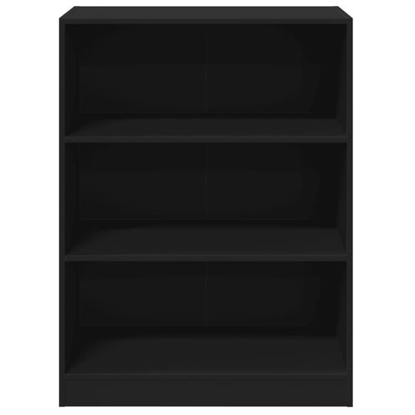Schwarzer Kleiderschrank Voisan 77x48x102cm (Spanplatte)