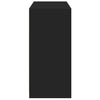 Schwarzer Kleiderschrank Voisan 77x48x102cm (Spanplatte)