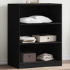 Schwarzer Kleiderschrank Voisan 77x48x102cm (Spanplatte)