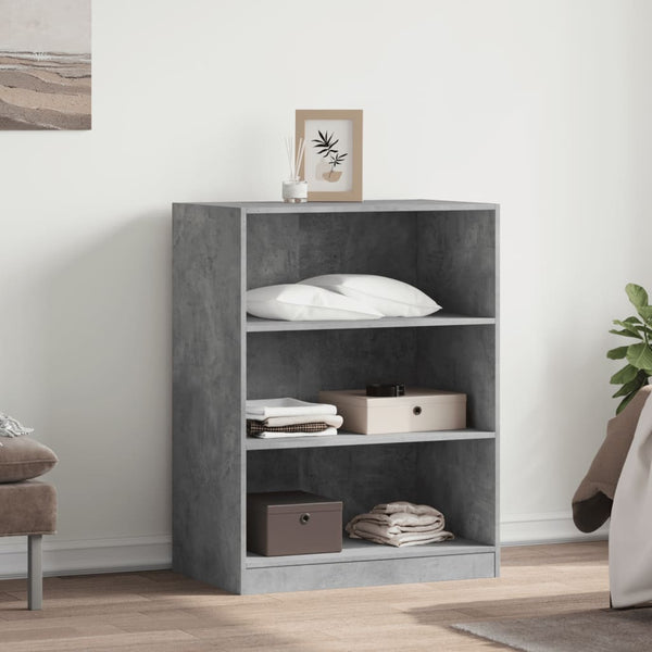 Kleiderschrank Voisan, betongrau, 77x48x102 cm (Spanplatte)