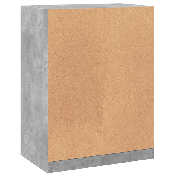 Kleiderschrank Voisan, betongrau, 77x48x102 cm (Spanplatte)