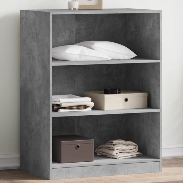Kleiderschrank Voisan, betongrau, 77x48x102 cm (Spanplatte)