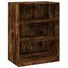 Voisan Kleiderschrank, Eiche Rauchfarbe, 77x48x102cm (Spanplatte)