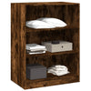 Voisan Kleiderschrank, Eiche Rauchfarbe, 77x48x102cm (Spanplatte)