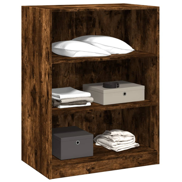 Voisan Kleiderschrank, Eiche Rauchfarbe, 77x48x102cm (Spanplatte)