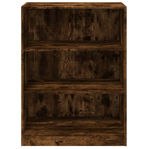 Voisan Kleiderschrank, Eiche Rauchfarbe, 77x48x102cm (Spanplatte)