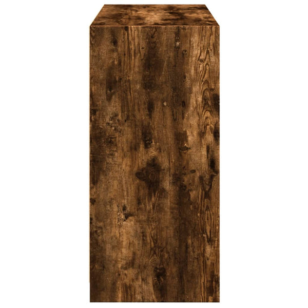 Voisan Kleiderschrank, Eiche Rauchfarbe, 77x48x102cm (Spanplatte)