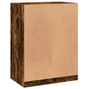 Voisan Kleiderschrank, Eiche Rauchfarbe, 77x48x102cm (Spanplatte)