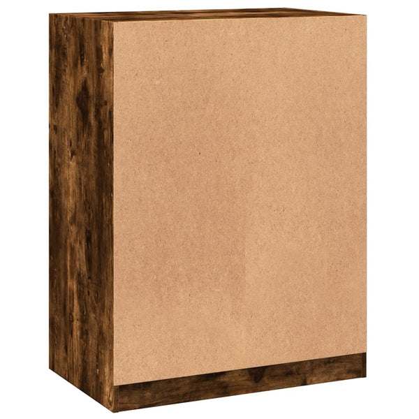 Voisan Kleiderschrank, Eiche Rauchfarbe, 77x48x102cm (Spanplatte)