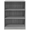 Grauer Kleiderschrank Voisan 77x48x102cm (Spanplatte)