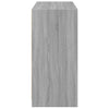 Grauer Kleiderschrank Voisan 77x48x102cm (Spanplatte)