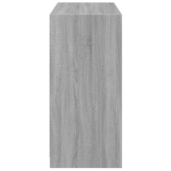 Grauer Kleiderschrank Voisan 77x48x102cm (Spanplatte)