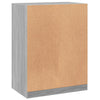 Grauer Kleiderschrank Voisan 77x48x102cm (Spanplatte)