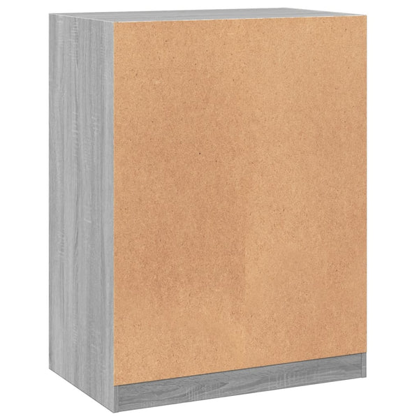 Grauer Kleiderschrank Voisan 77x48x102cm (Spanplatte)