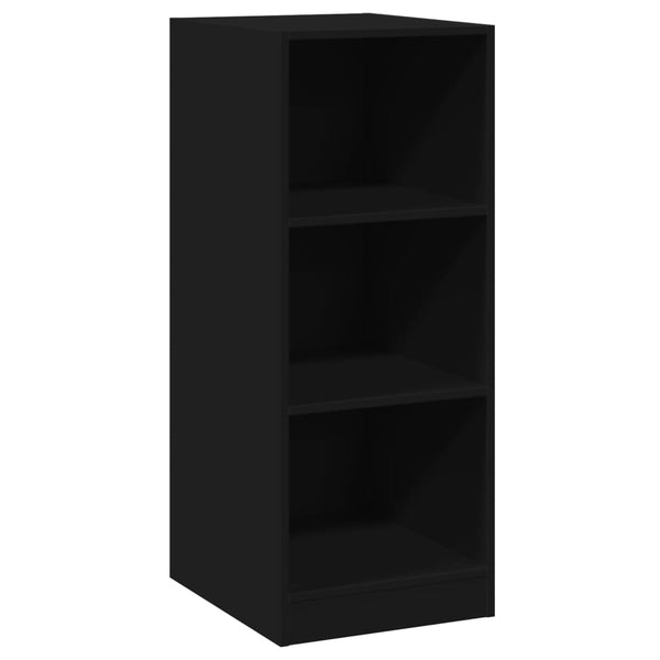 Schwarzer Kleiderschrank Voisan 48x41x102cm (Spanplatte)