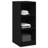 Schwarzer Kleiderschrank Voisan 48x41x102cm (Spanplatte)