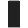 Schwarzer Kleiderschrank Voisan 48x41x102cm (Spanplatte)