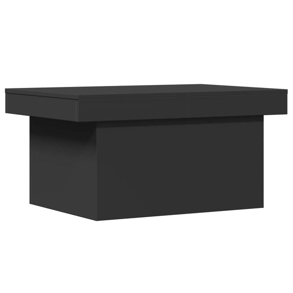 Musta sohvapöytä Brittney 80x55x40cm (puinen)