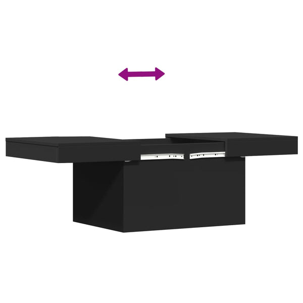 Couchtisch Brittney Schwarz 100x55x40cm (Holz)