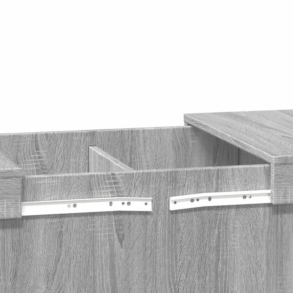 Grauer Couchtisch Brittney 100x55x40cm (Holz)