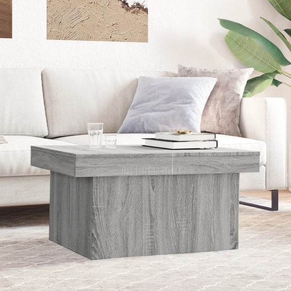 Grauer Couchtisch Brittney 100x55x40cm (Holz)