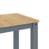 Grauer Esstisch Panama Craciuna 117x60x75cm (Kiefer)