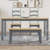Grauer Esstisch Panama Craciuna 160x80x75cm (Kiefer)