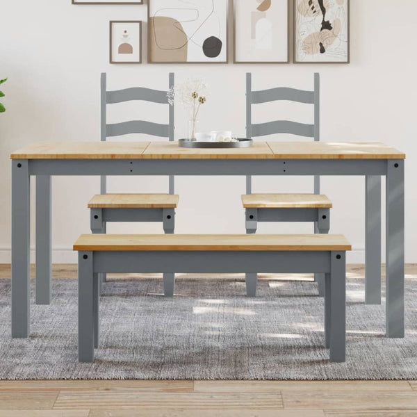 Grauer Esstisch Panama Craciuna 160x80x75cm (Kiefer)
