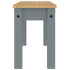 Graue Esszimmerbank Panama Fanion 105x30x45cm (Kiefer)