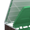 Brauner Wheelie-Bin-Schuppen für einzelne Tonnen Torres 72x81x115cm (Stahl)