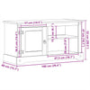 TV-Schrank Corona Fokt 100x40x52cm (Kiefer)
