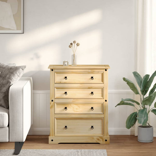 Kommode Corona Sylvie 92x48x120cm (Kiefer)