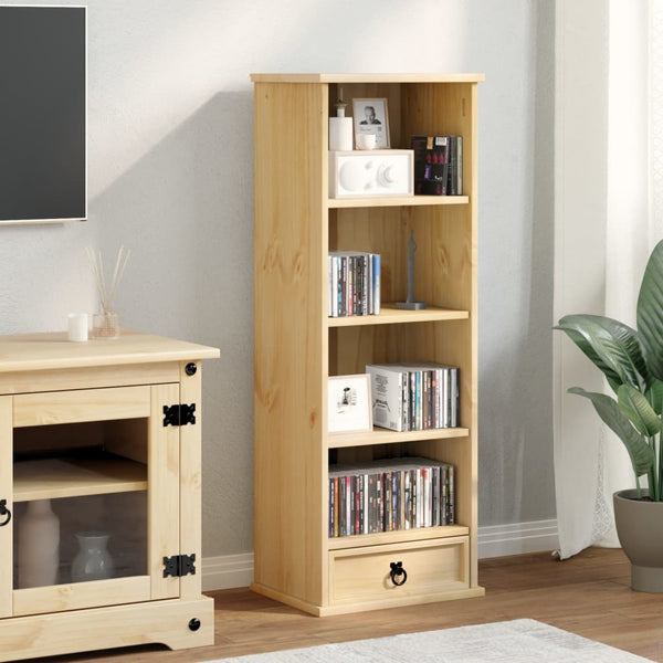 CD-Schrank Corona Sinfora 40x30x110cm (Kiefer)