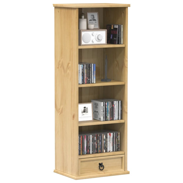 CD-Schrank Corona Sinfora 40x30x110cm (Kiefer)