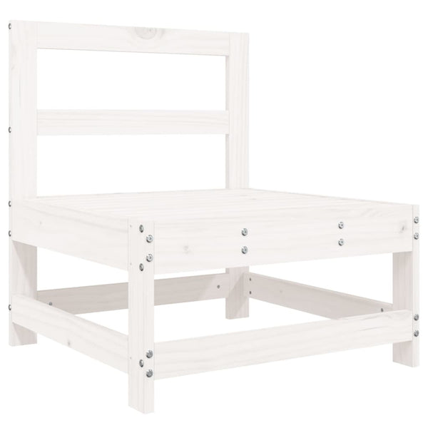 Weiße Outdoor-Loungegruppe Daliela (4-teilig, Kiefer)