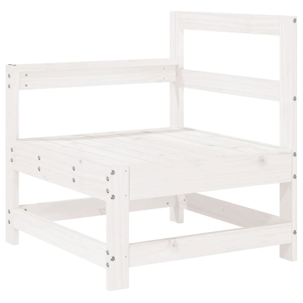 Weiße Outdoor-Loungegruppe Daliela (4-teilig, Kiefer)