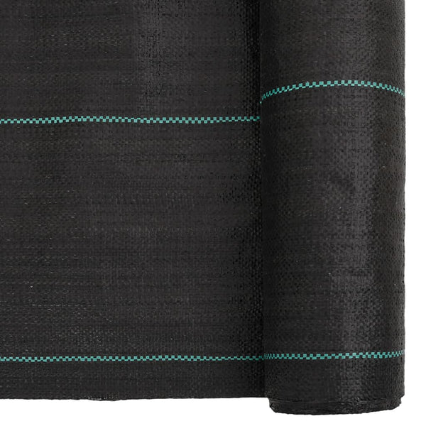 Schwarze Unkrautmatte Ecsterina 0,5x100 m (pp)