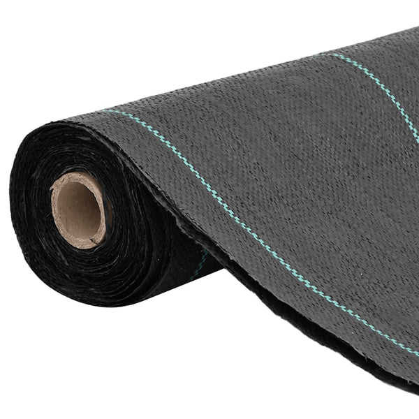 Schwarze Unkrautmatte Ecsterina 1,5x25 m (pp)