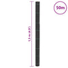 Unkrautvlies schwarz 1,5x50 m (PP)