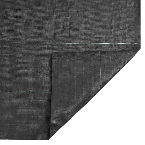 Schwarze Unkrautmatte Paulesti 4x25 m (pp)
