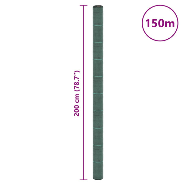 Grüne Unkrautmatte Ecsterina 2x150 m (pp)