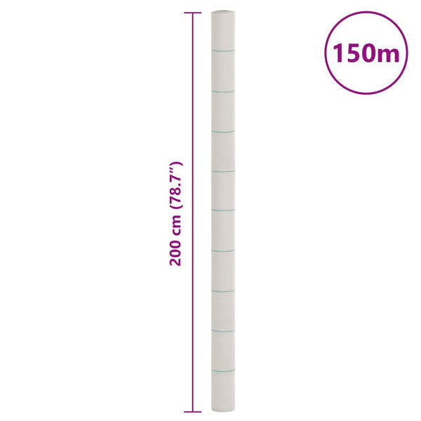 Unkrautvlies, weiß, Ecsterina, 2x150 m (PP)