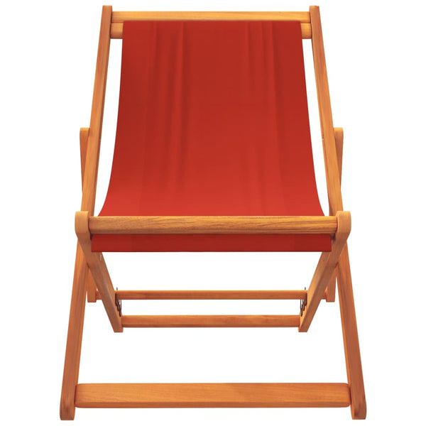 Rote klappbare Strandstühle Profiro (2 Stück)