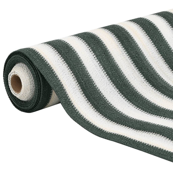 Sichtschutz Besirgemal, grün und weiß, 2x25 m (HDPE 150 g/m²)