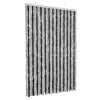 Harmaa ja musta hyönteisverho Septilici 118x220cm (chenille)