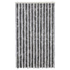 Harmaa ja musta hyönteisverho Septilici 118x220cm (chenille)