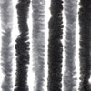 Harmaa ja musta hyönteisverho Septilici 118x220cm (chenille)